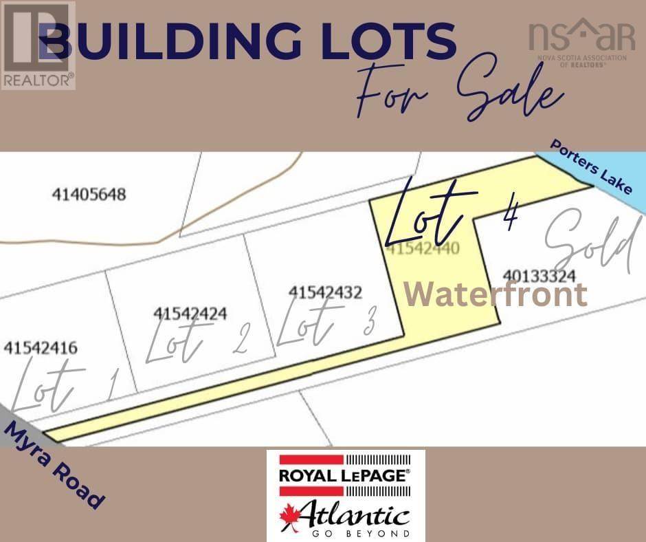 Lot 4 821 Myra Road, Porters Lake, NS B3E1G5