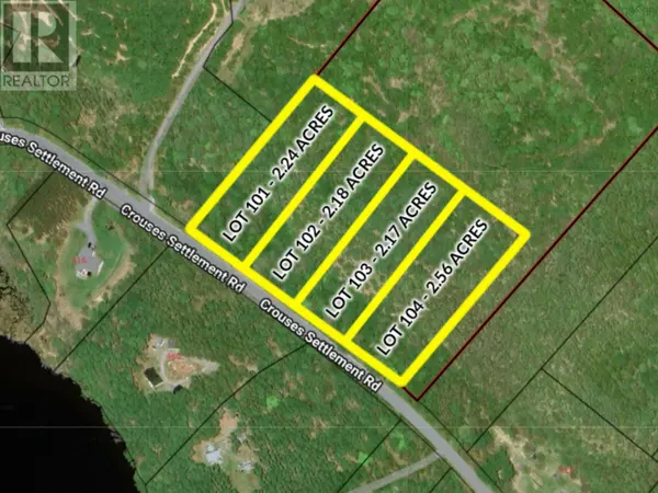 Crouses Settlement, NS B0J2C0,LOT 103 CROUSES SETTLEMENT Road