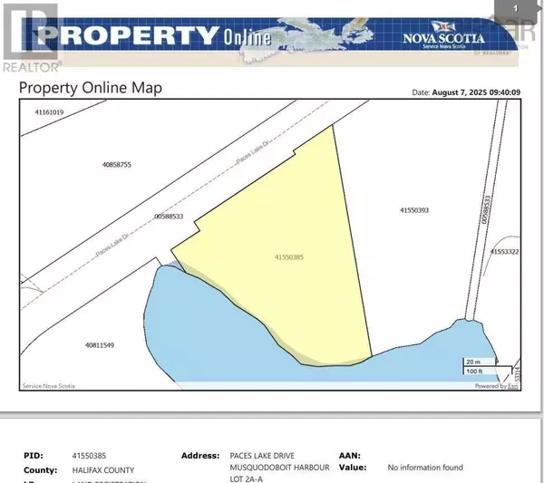 Lot 2A-A Paces Lake Drive, Musquodoboit Harbour, NS B3M0B7