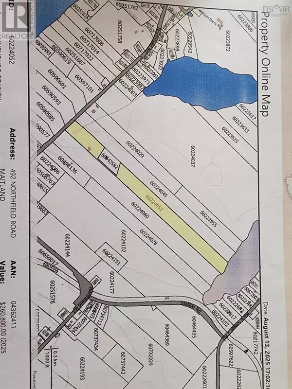 Maitland, NS B0J1E0,2 492 NORTHFIELD ROAD