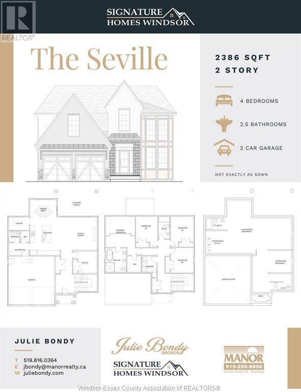 Lasalle, ON N9J0E5,2512 MAYFAIR South