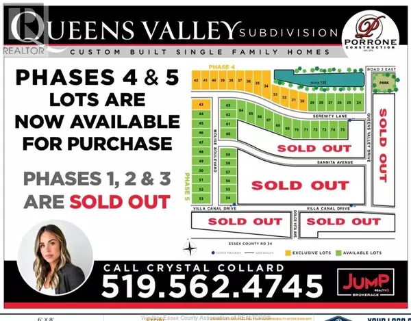 Kingsville, ON N9Y0G6,1860 MOLISE BOULEVARD