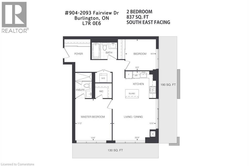 Burlington, ON L7R0E6,2093 FAIRVIEW STREET ST #904