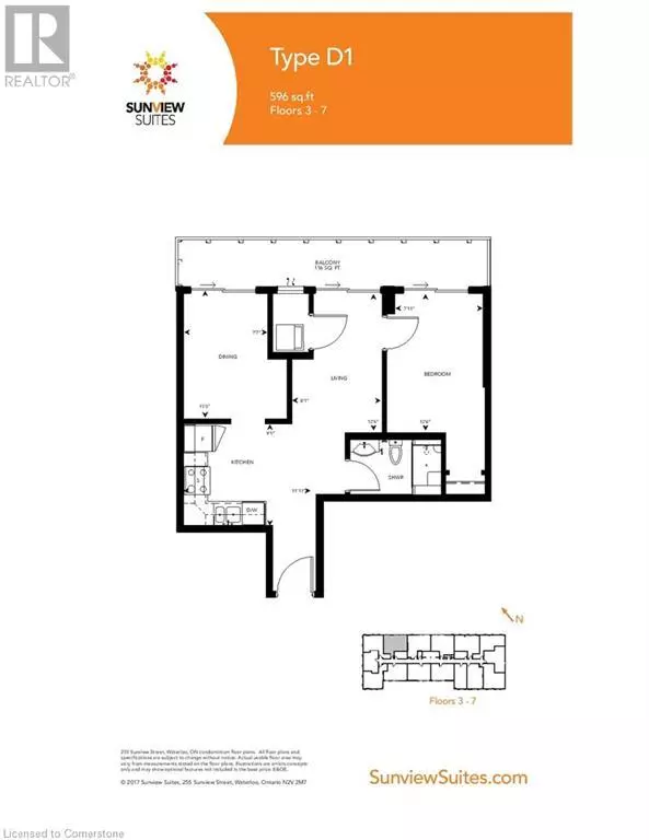 Waterloo, ON N2L0H7,258 SUNVIEW ST #282