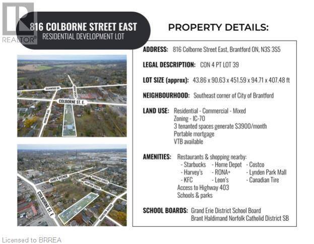 Brantford, ON N3S3S4,816 COLBORNE Street E