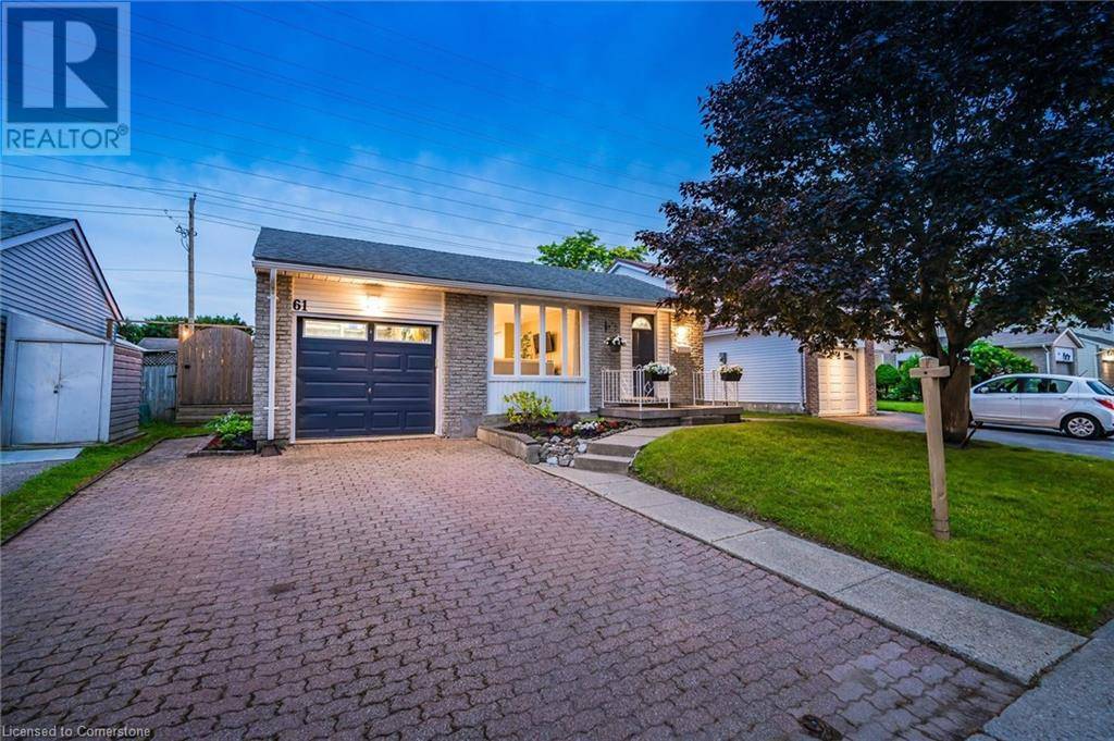 Kitchener, ON N2N1T4,61 ROLLING MEADOWS Drive