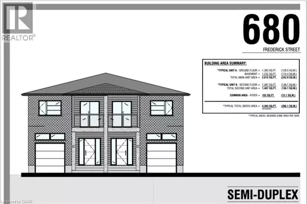 Kitchener, ON N2B2B2,680 FREDERICK Street