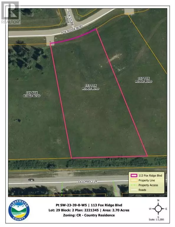 Rural Clearwater County, AB T4T2A4,113 Fox Ridge Boulevard