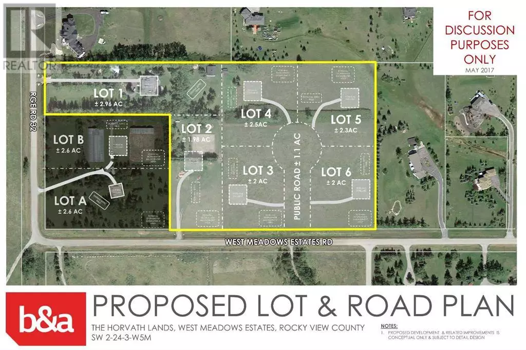 Rural Rocky View County, AB T3Z1M5,West Meadows Estate Road