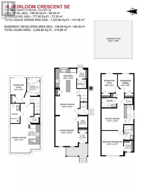 Calgary, AB T3S0H1,36 Heirloom Crescent SE