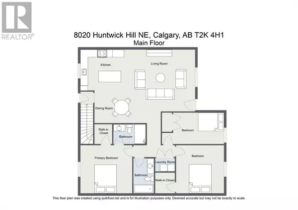 Calgary, AB T2K4H1,8020 Huntwick Hill NE