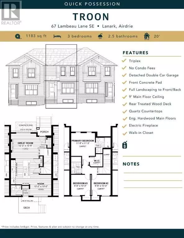 Airdrie, AB T4A3P3,67 Lambeau Lane SE