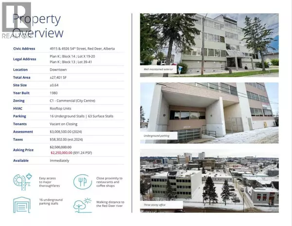 Red Deer, AB T4N2G7,4915 & 4926 54 Street