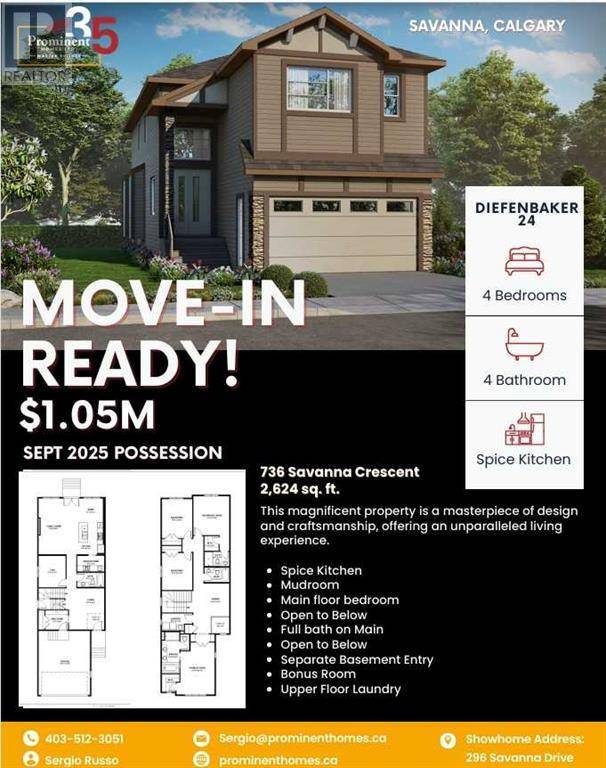 736 Savanna Crescent NE, Calgary, AB T3J5T5