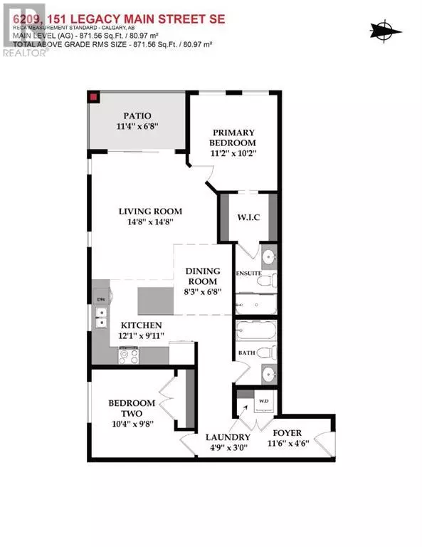 Calgary, AB T2X4A4,6209, 151 Legacy Main Street SE