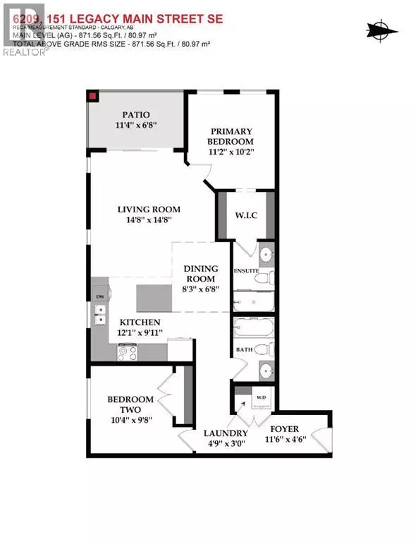 Calgary, AB T2X4A4,6209, 151 Legacy Main Street SE