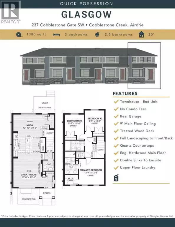 Airdrie, AB T4B0R7,237 Cobblestone Gate SW