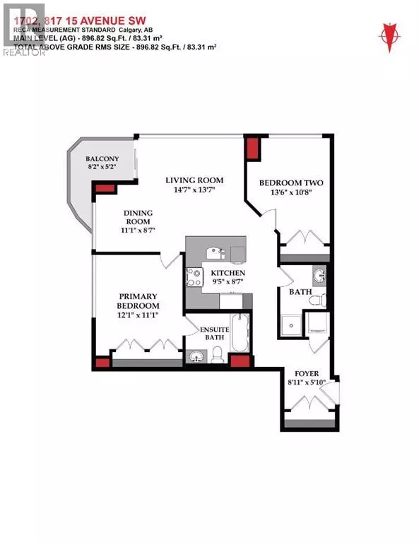 Calgary, AB T2R0H8,1702, 817 15 Avenue SW