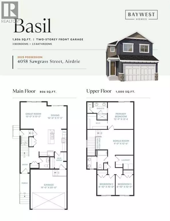 Airdrie, AB T4B5V4,4058 Sawgrass Street NW