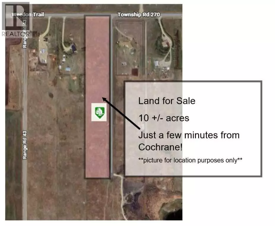 Rural Rocky View County, AB T4C3A2,42229 Weedon Trail
