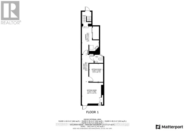 Toronto (waterfront Communities), ON M5V1V2,23 1/2 Camden ST #1