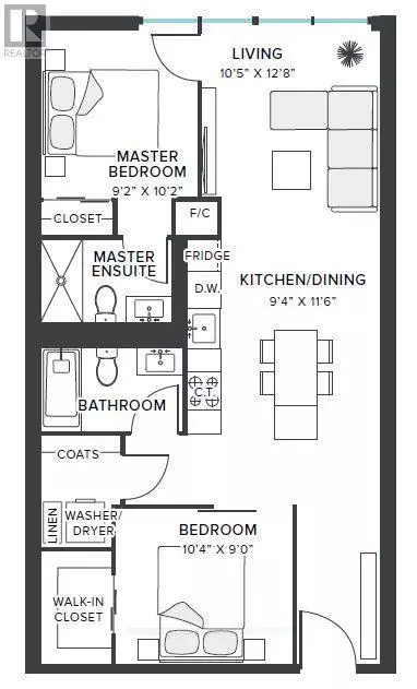Toronto (waterfront Communities), ON M5A2Z8,131 Mill ST #612