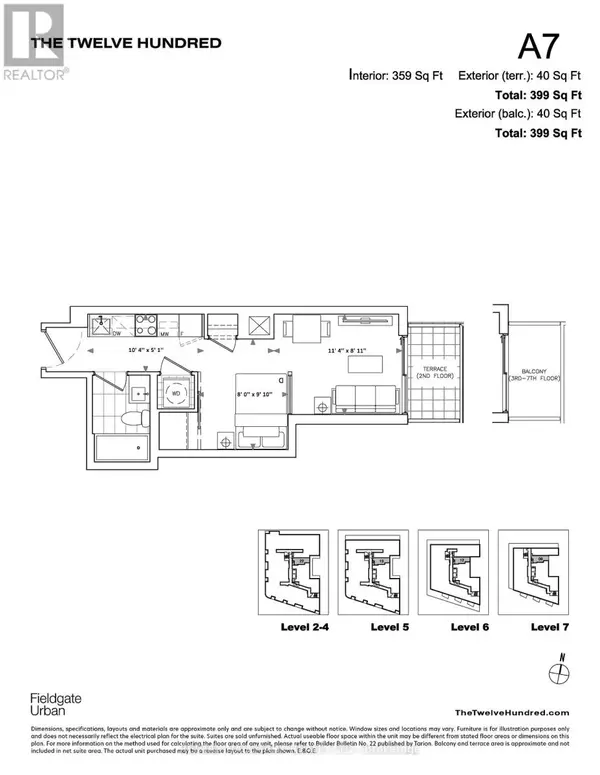 Toronto (trinity-bellwoods), ON M6J0H3,5 Lakeview AVE #709