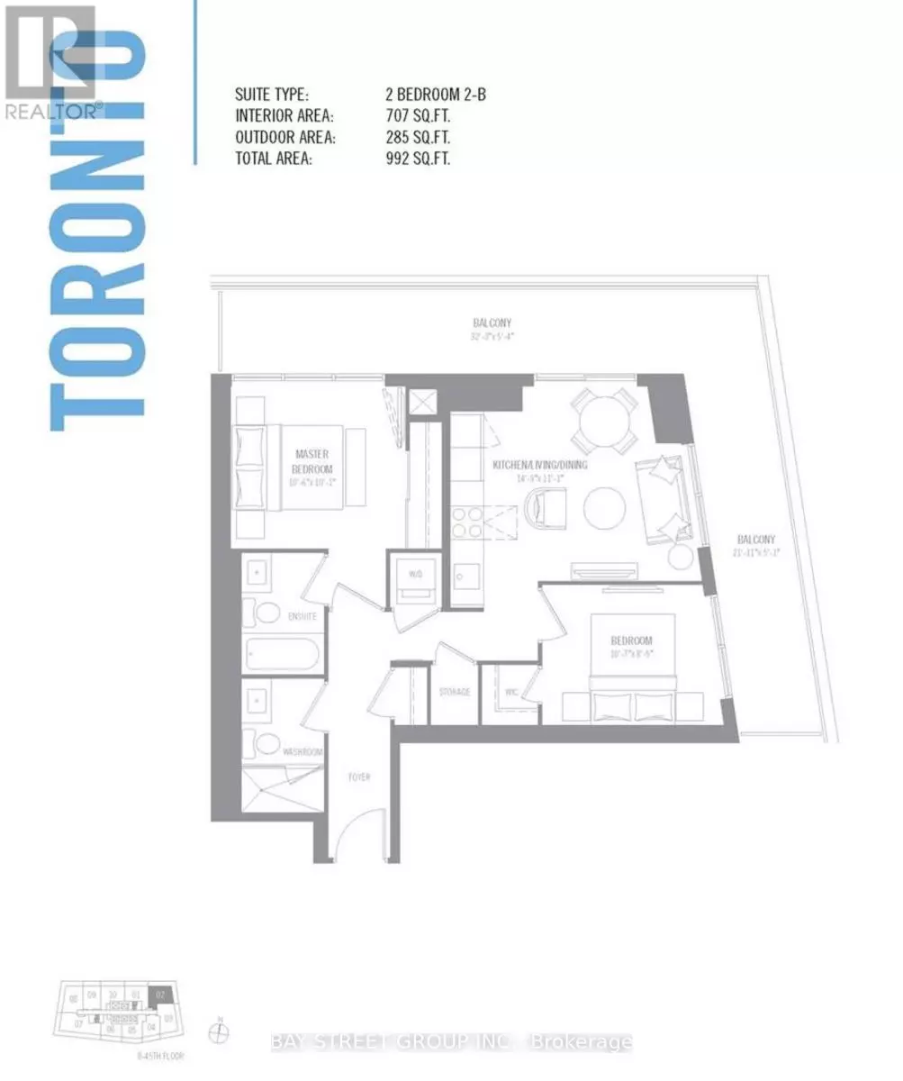 Toronto (mount Pleasant West), ON M4S2B4,2221 Yonge ST #2502