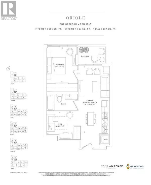 250 Lawrence AVE West #910, Toronto (lawrence Park North), ON M5M1B1