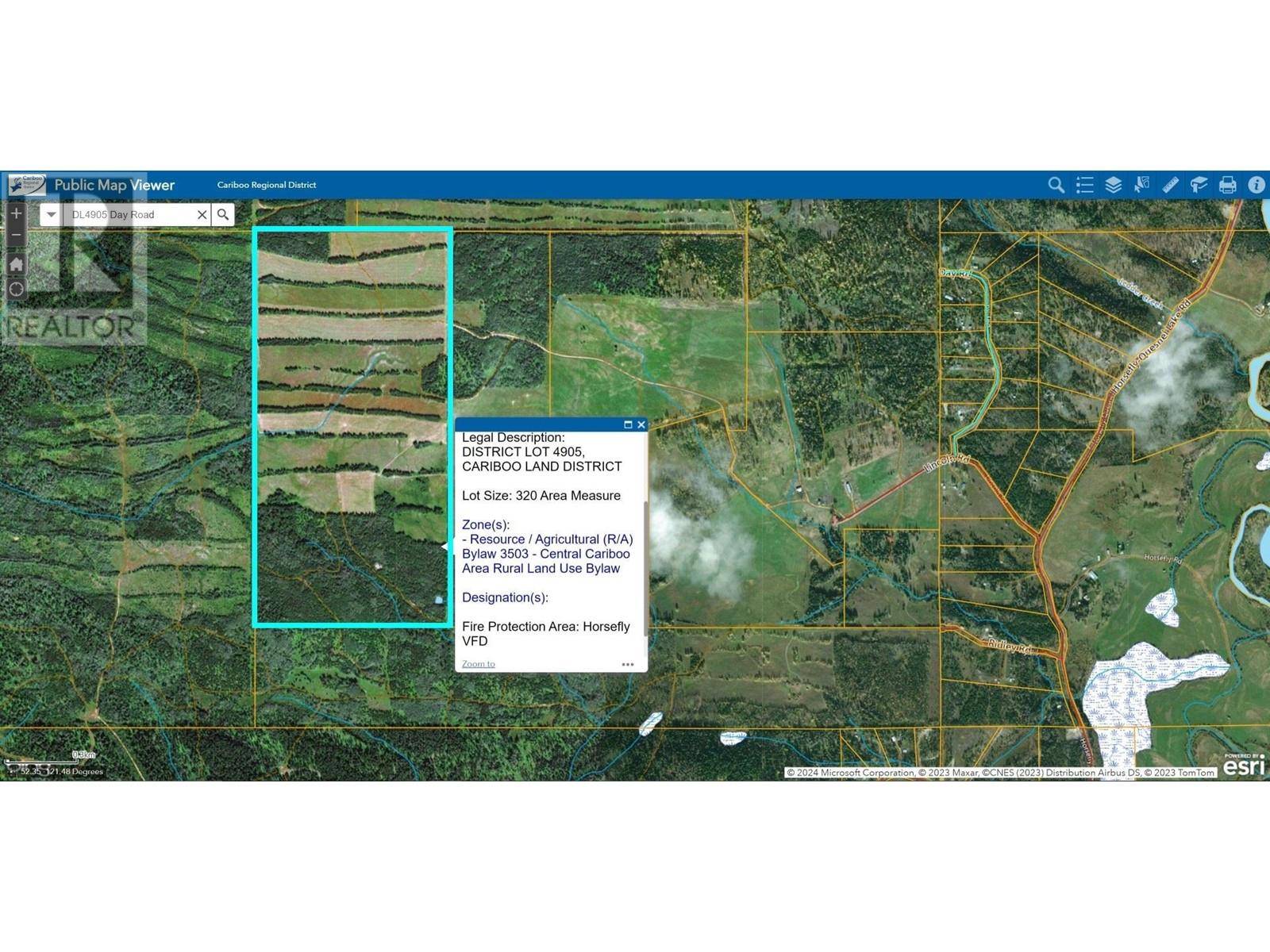 DL4905 DAY ROAD, Horsefly, BC V0L1L0