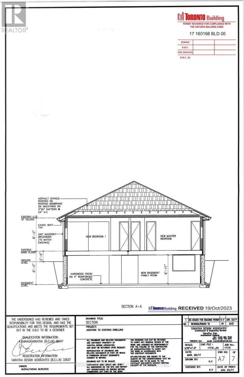 Toronto (bendale), ON M1J1M9,6 SEMINOLE AVENUE