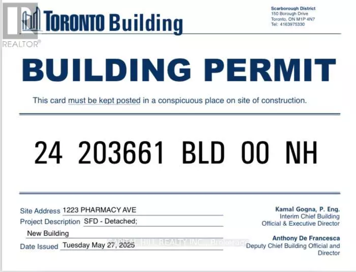 Toronto (wexford-maryvale), ON M1R2H8,1223A PHARMACY AVENUE