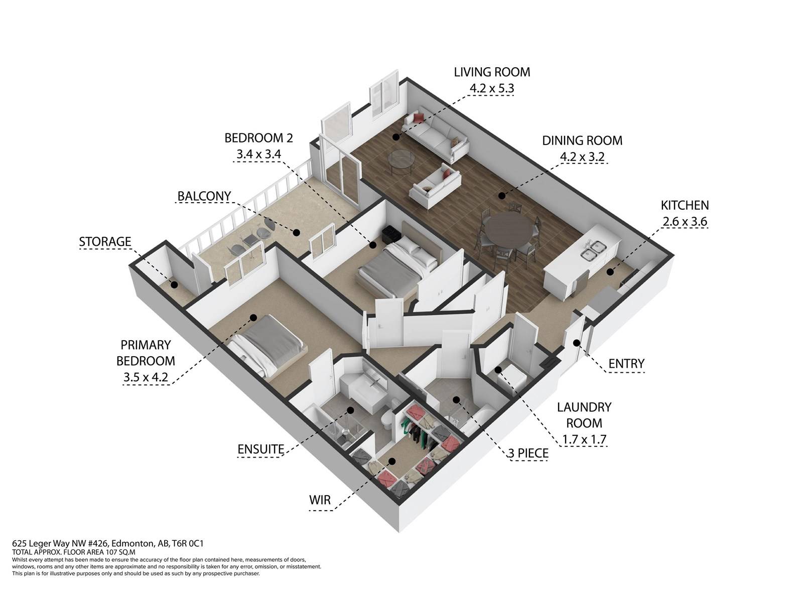 Edmonton, AB T6R0W4,#413 625 Leger WY NW NW