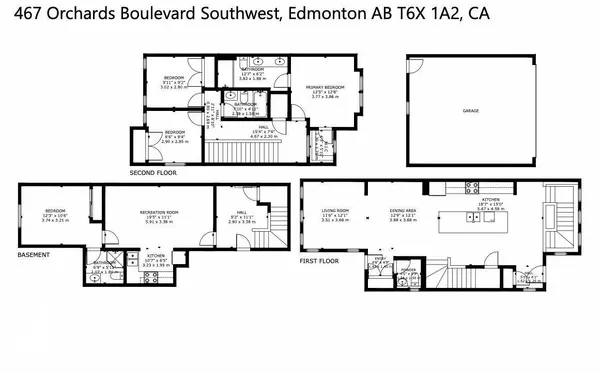 Edmonton, AB T6X2C8,467 ORCHARDS BV SW