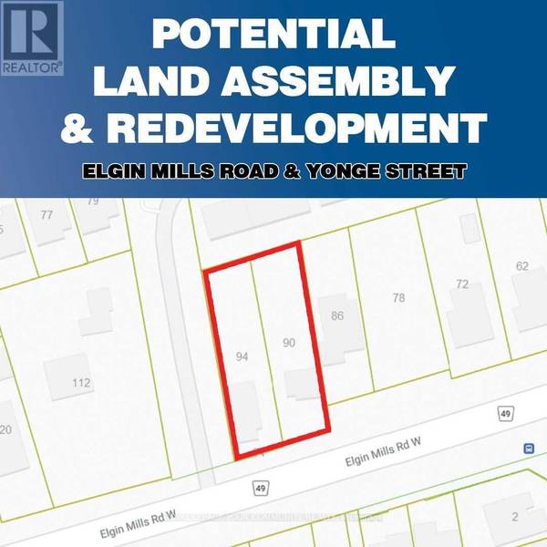 90 & 94 ELGIN MILLS ROAD W, Richmond Hill (mill Pond), ON L4C4M2