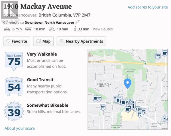 North Vancouver, BC V7P2M7,1908 MACKAY AVENUE