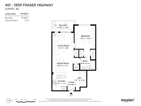 Surrey, BC V3T4E6,13931 FRASER #401