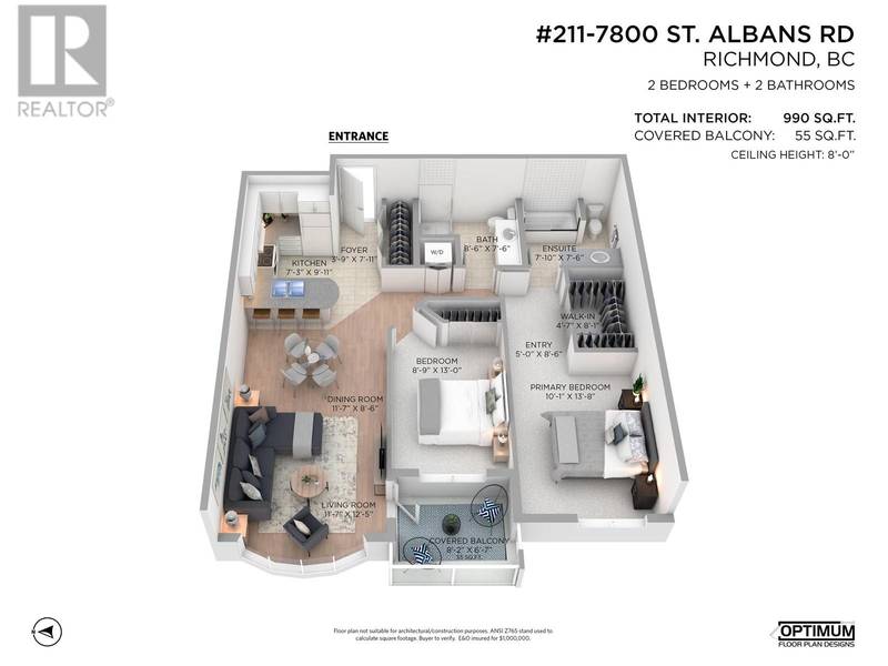 7800 ST. ALBANS RD #211, Richmond, BC V6Y3Y5