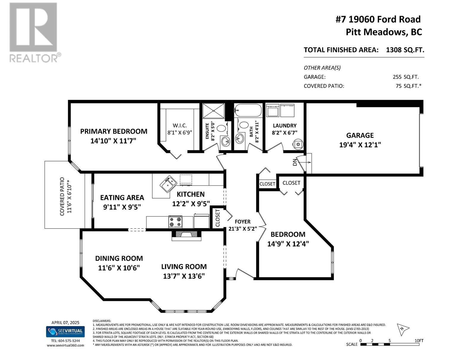 Pitt Meadows, BC V3Y2M2,19060 FORD RD #7