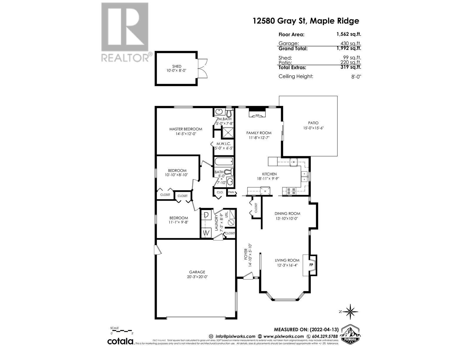 Maple Ridge, BC V2X0V8,12580 GRAY STREET