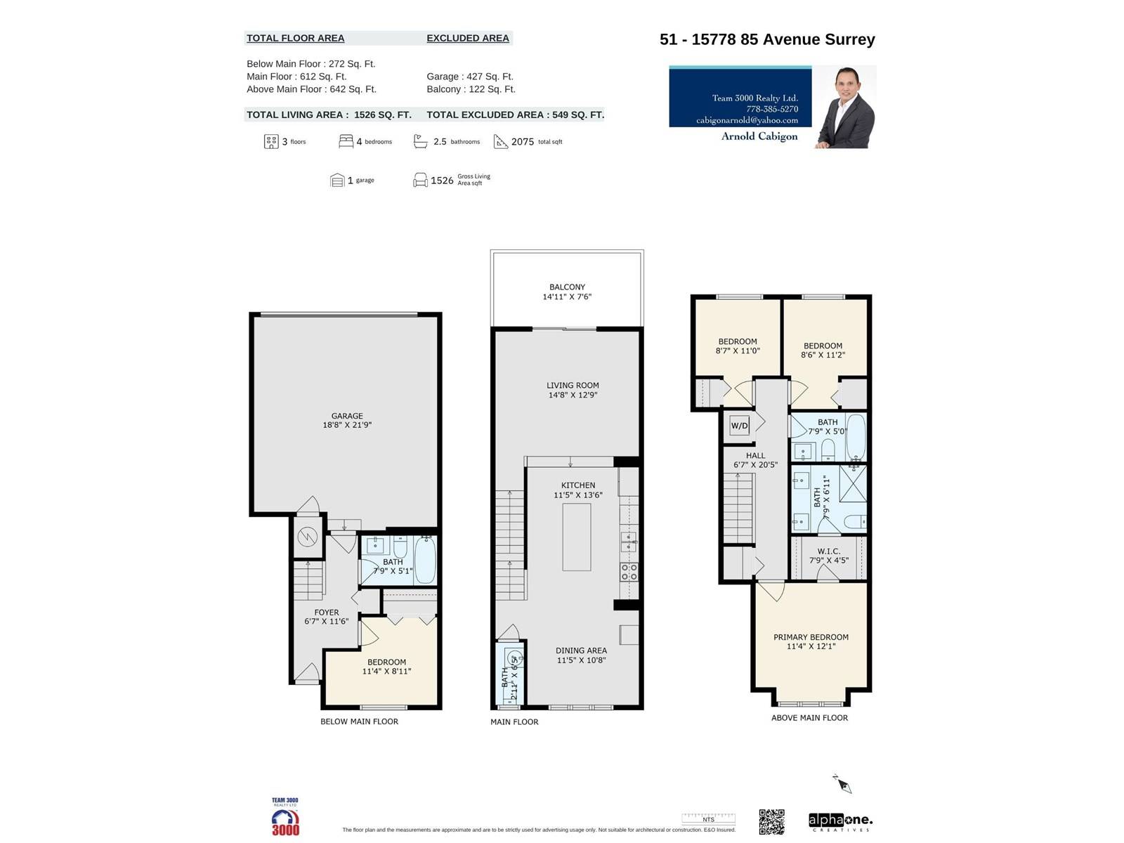 Surrey, BC V4N6W8,15778 85 #51
