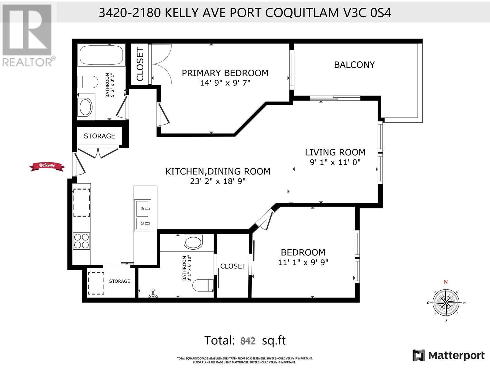 Port Coquitlam, BC V3C0S4,2180 KELLY AVE #3420