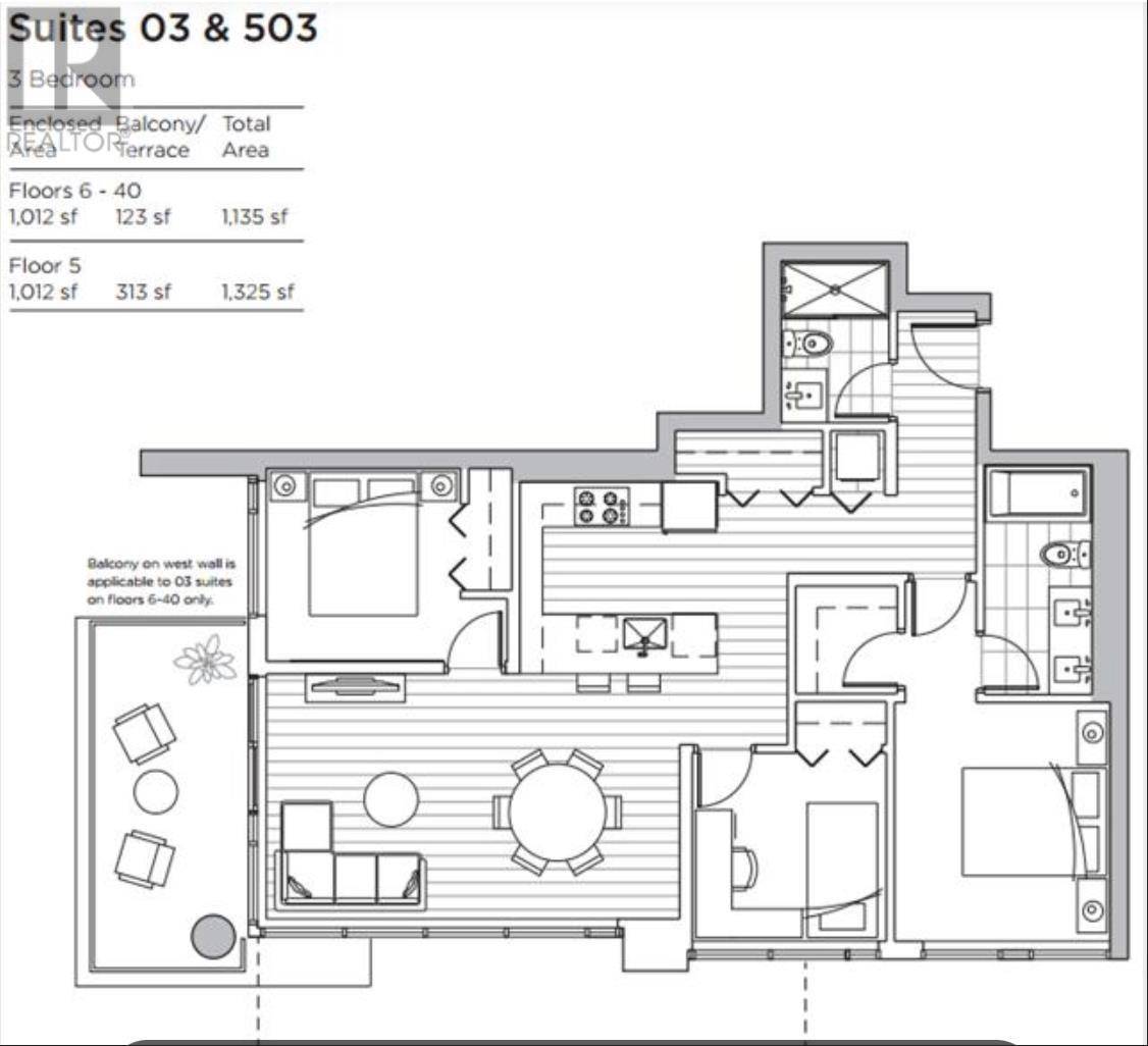 Burnaby, BC V5H0G5,6538 NELSON AVE #3303
