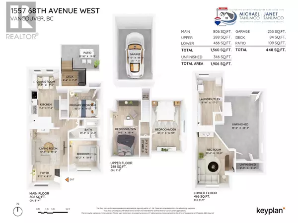 Vancouver, BC V6P2V4,1557 W 68TH AVENUE