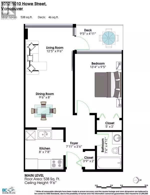 Vancouver, BC V6Z1P5,1010 HOWE ST #1012