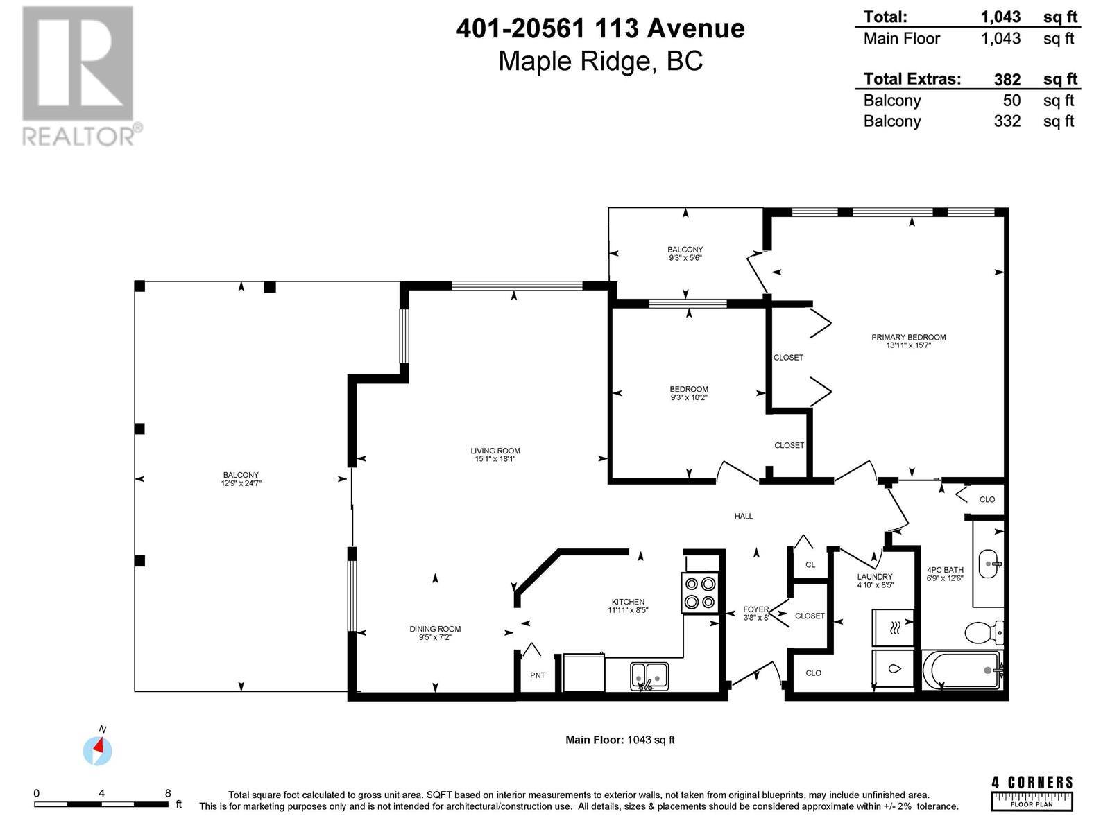 Maple Ridge, BC V2X1E2,20561 113 AVE #401
