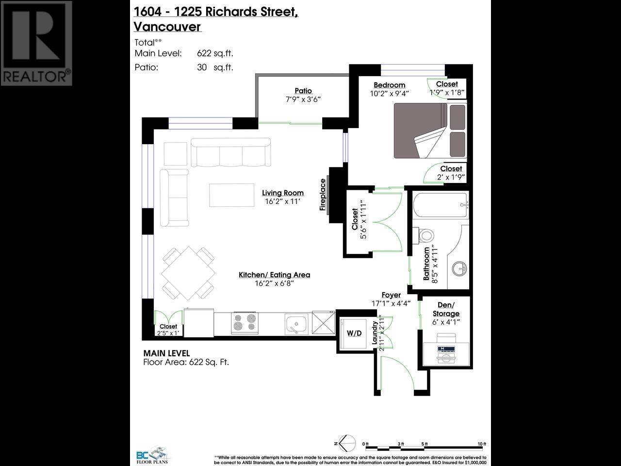 Vancouver, BC V6B1E6,1225 RICHARDS ST #1604