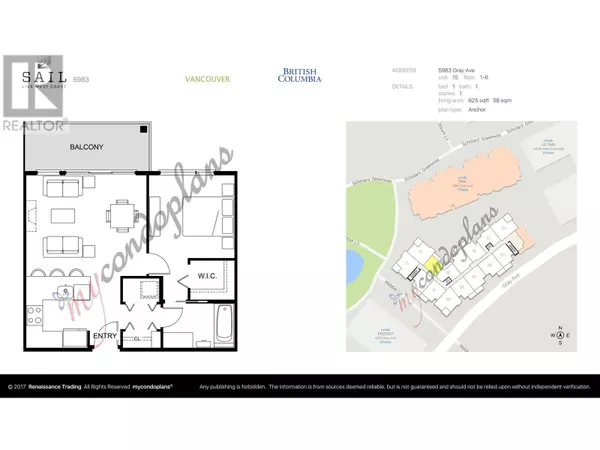 Vancouver, BC V6S0G8,5983 GRAY AVE #115