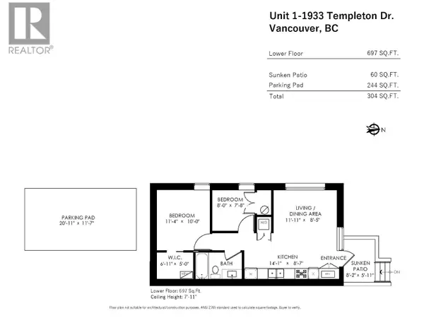 Vancouver, BC V5N4V9,1937 TEMPLETON DR #1