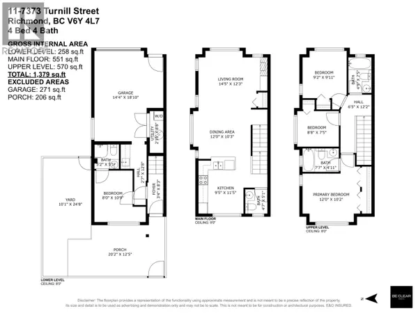 Richmond, BC V6Y4L7,7373 TURNILL ST #11